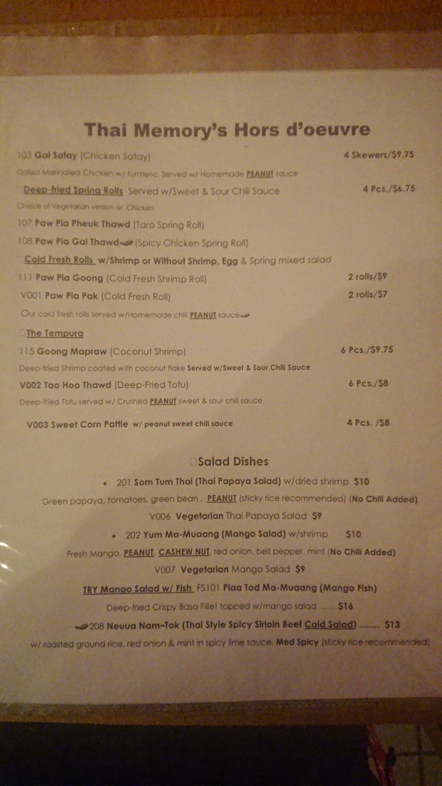 Thai Memory Restaurant | 2699 Hwy 1, Aylesford, NS B0P 1C0, Canada | Phone: (902) 341-2221