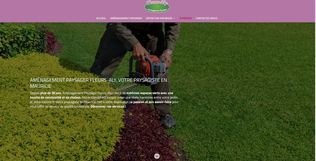 Paysagiste Fleurs-Aly | 461 Rue Lafayette, Saint-Gérard-des-Laurentides, QC G9N 6X5, Canada | Phone: (819) 695-3376