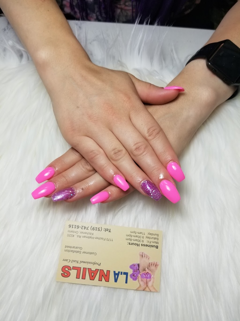 L.A Nails | 1170 Fischer-Hallman Rd, Kitchener, ON N2E 3P3, Canada | Phone: (519) 742-6116