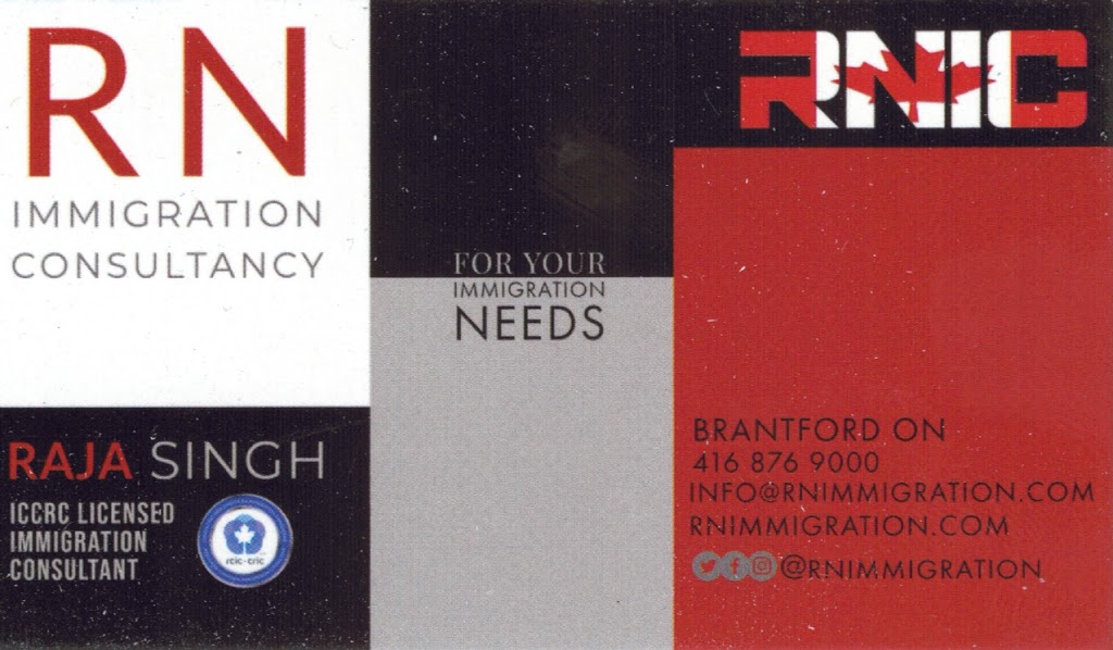 RNIC RN Immigration Consultancy | 75 Dalhousie St Unit 101, Brantford, ON N3T 2J1, Canada | Phone: (416) 876-9000