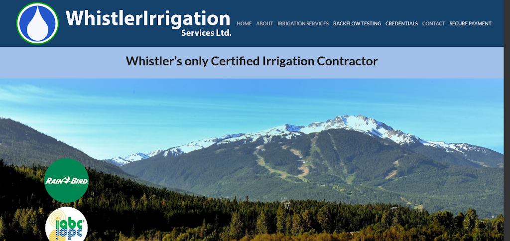 Whistler Irrigation Services Ltd | 3171 St Moritz Crescent, Whistler, BC V0N 1B0, Canada | Phone: (604) 932-4456