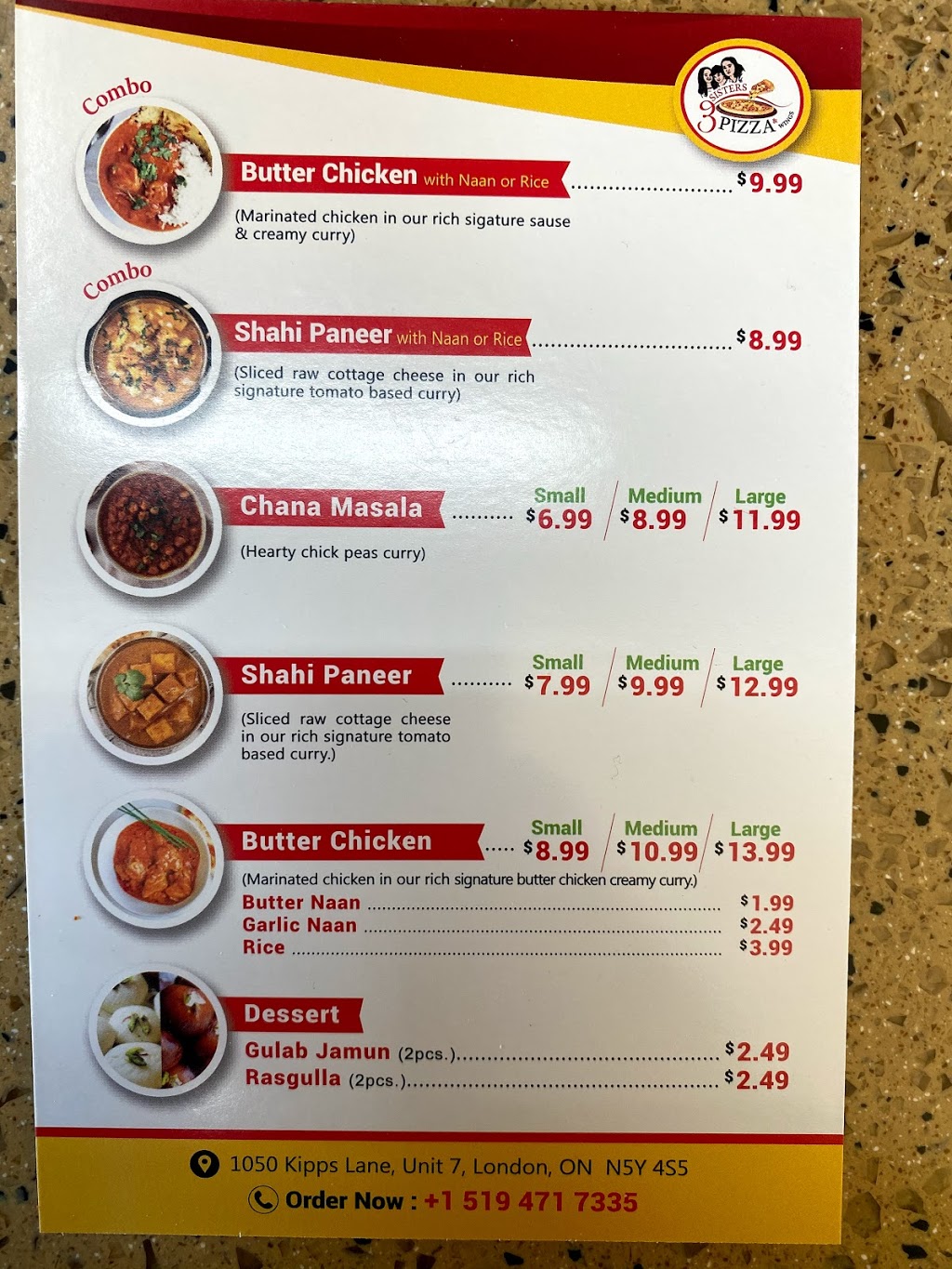 3 Sisters Pizza & Wings | 1050 Kipps Ln #7, London, ON N5Y 4S5, Canada | Phone: (519) 471-7335