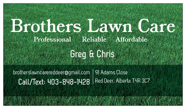 Brothers Lawn Care | point of interest | 31A Timberstone Way, Red Deer, AB T4P 0V4, Canada | 4038481428 OR +1 403-848-1428