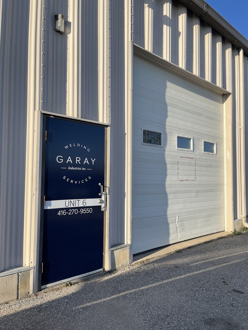 Garay Industries Inc | point of interest | 3 Napier Ct Unit 6, Utopia, ON L0M 1T0, Canada | 4162709550 OR +1 416-270-9550