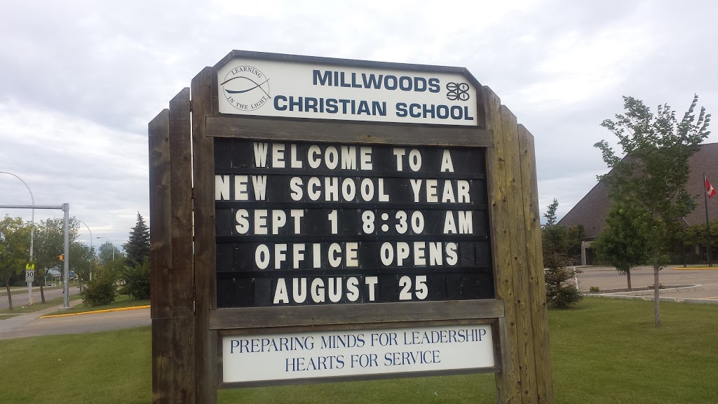 Millwoods Christian School | 8710 Mill Woods Rd NW, Edmonton, AB T6K 3J3, Canada | Phone: (780) 462-2627