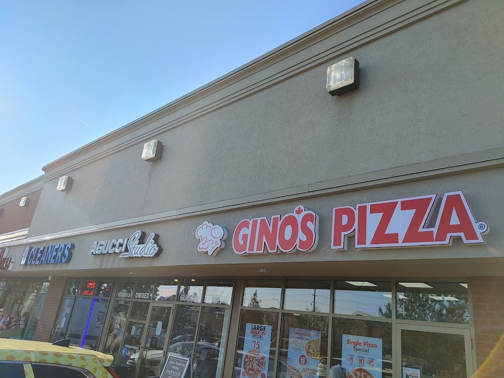 Ginos Pizza | 5025 Heatherleigh Ave Unit 4, Mississauga, ON L5V 2Y7, Canada | Phone: (905) 502-0111