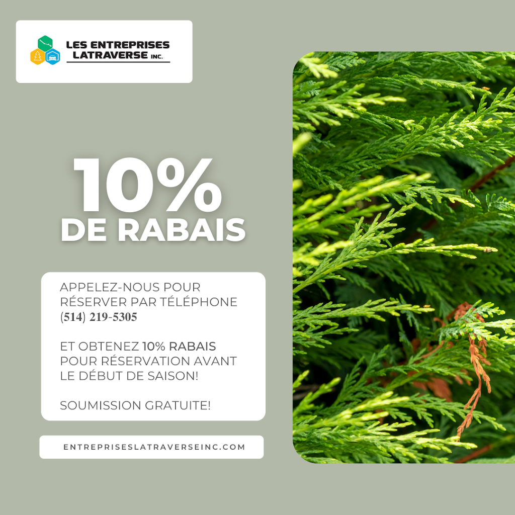 Cèdres Latraverse inc | 1415 Av. de la Chanterelle, Boisbriand, QC J7G 2V6, Canada | Phone: (514) 219-5305