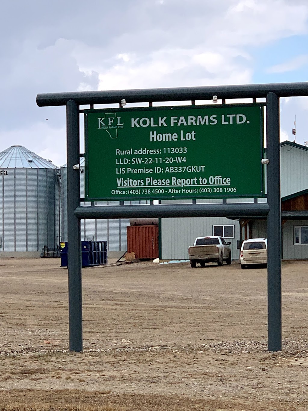 Kolk Farms Ltd. | Iron Springs, AB T0K 1G0, Canada | Phone: (403) 738-4500