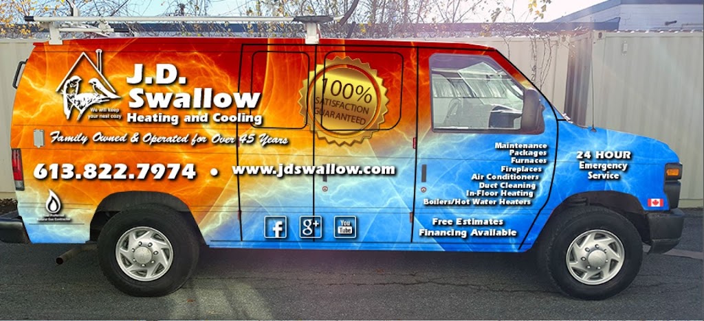 JD Swallow Heating & Cooling | 2759 Fenton Rd #14, Ottawa, ON K1T 3T8, Canada | Phone: (613) 822-7974