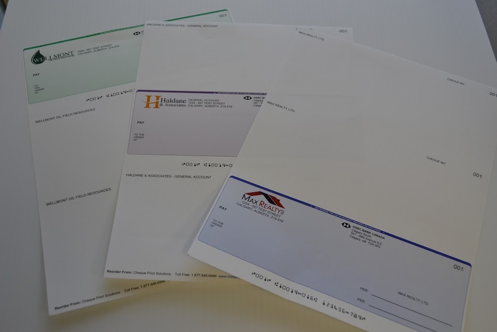 Cheque Print Solutions | 1215 Lake Sylvan Dr SE #11, Calgary, AB T2J 3Z5, Canada | Phone: (877) 846-6996