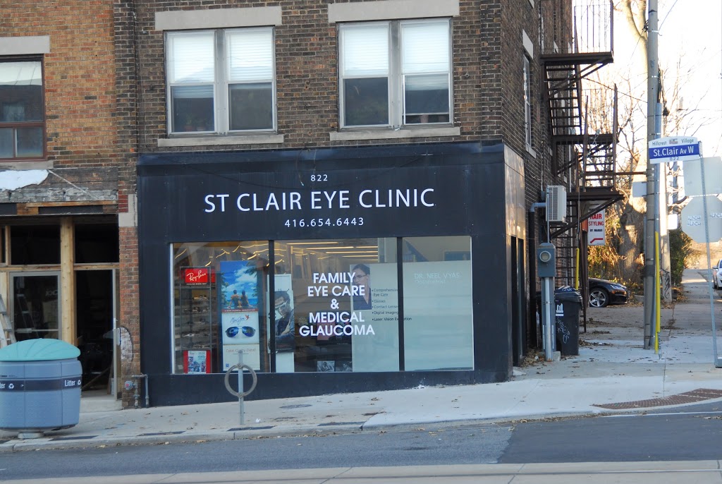 St Clair Eye Clinic | health | 822 St. Clair Avenue West, Toronto, ON M6C 1C1, Canada | 4166546443 OR +1 416-654-6443