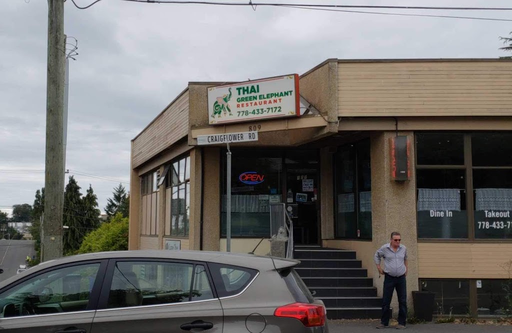 Thai Green Elephant Restaurant | 809 Craigflower Rd, Victoria, BC V9A 2W8, Canada | Phone: (778) 433-7172
