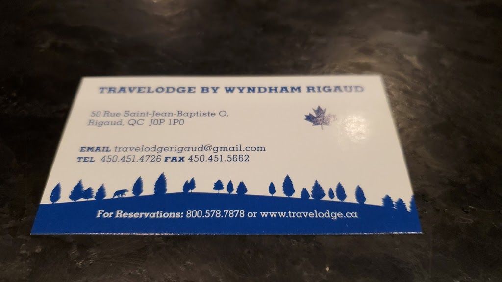 Travelodge by Wyndham Rigaud | 50 Rue Saint-Jean-Baptiste Ouest, Rigaud, QC J0P 1P0, Canada | Phone: (450) 451-4726