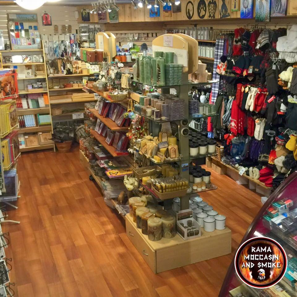 Rama Moccasin And Smoke | 6413 Rama Rd, Orillia, ON L3V 6H6, Canada | Phone: (705) 325-5041