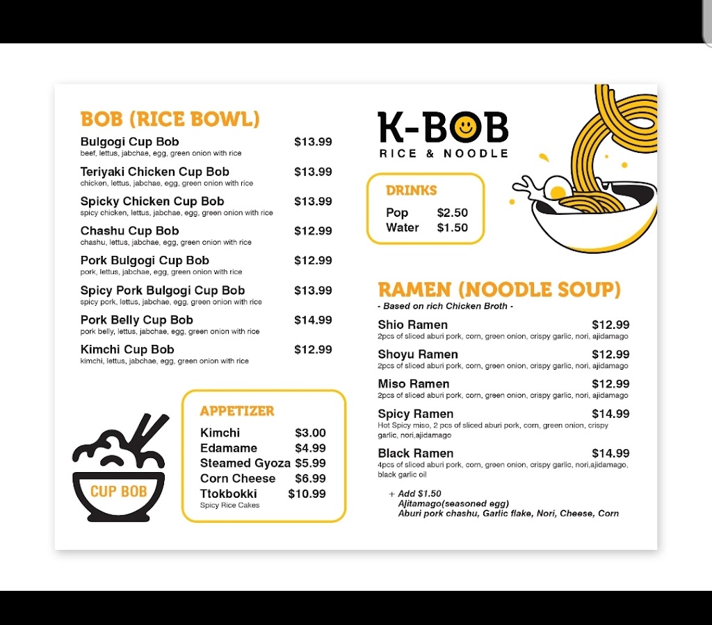 K-Bob Cafe | meal takeaway | 15565 Marine Dr, White Rock, BC V4B 1C9, Canada | 6043856855 OR +1 604-385-6855