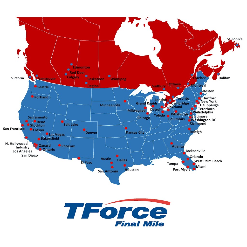 TForce Logistics - Dartmouth NS | 38 Borden Ave, Dartmouth, NS B3B 1C8, Canada | Phone: (800) 387-7787