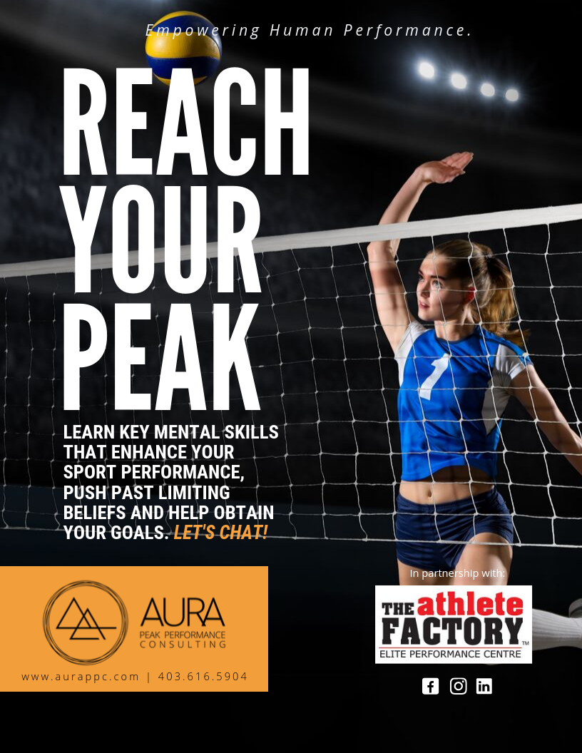 AURA Peak Performance Consulting (AURA PPC) | 11500 29 St SE #105, Calgary, AB T2Z 3W9, Canada | Phone: (403) 616-5904