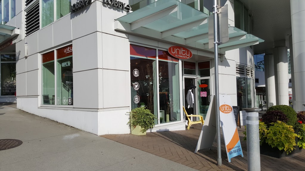 Unity Clothing Inc | 108 Victory Ship Way, North Vancouver, BC V7L 0B1, Canada | Phone: (604) 988-8700