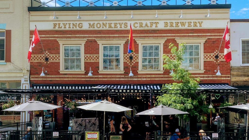 Flying Monkeys Craft Brewery | 107 Dunlop St E, Barrie, ON L4M 1A6, Canada | Phone: (705) 721-8989