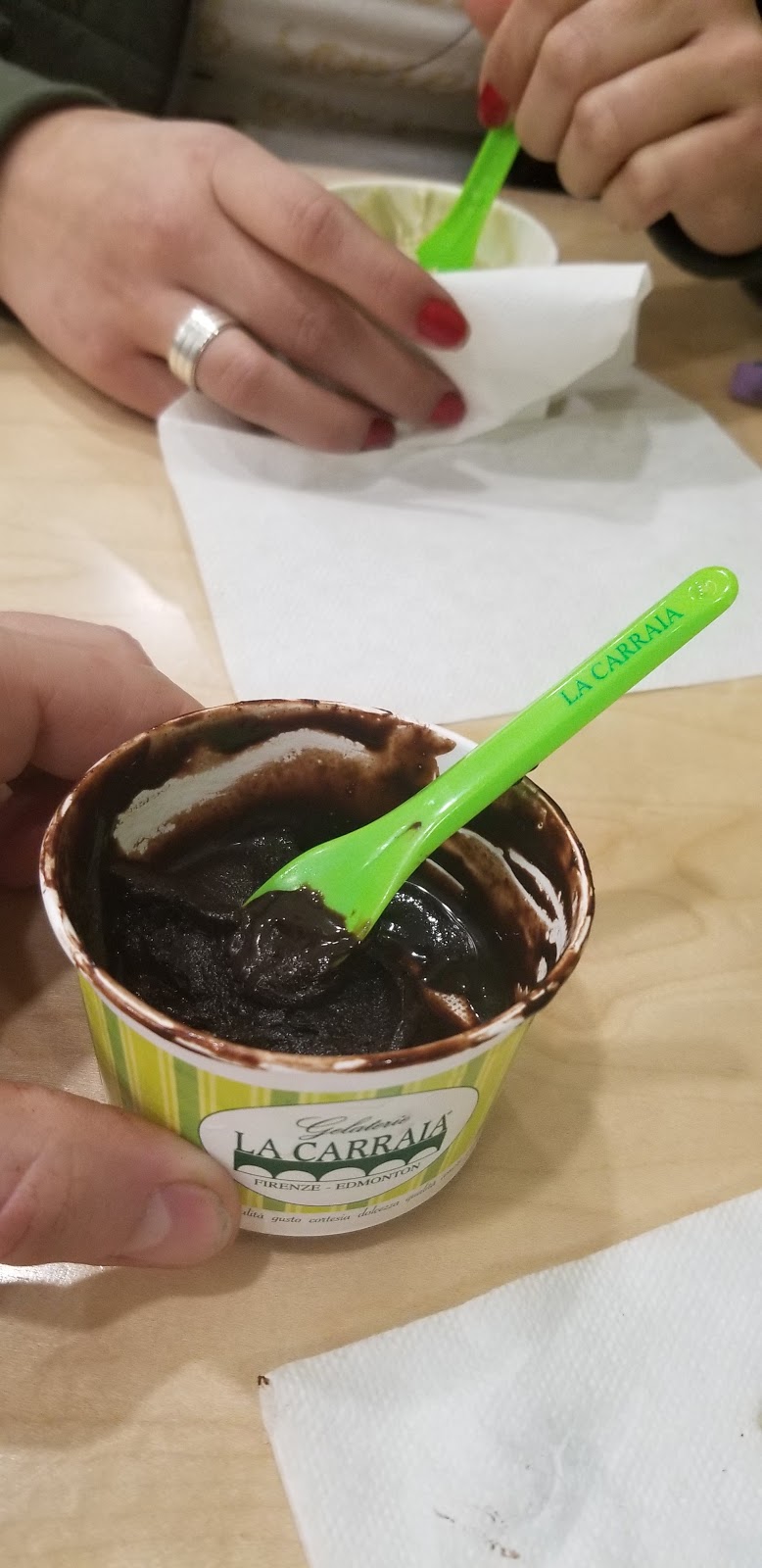 La Carraia Gelateria Cafe | 10067 109 St NW, Edmonton, AB T5J 0J7, Canada | Phone: (780) 244-0648