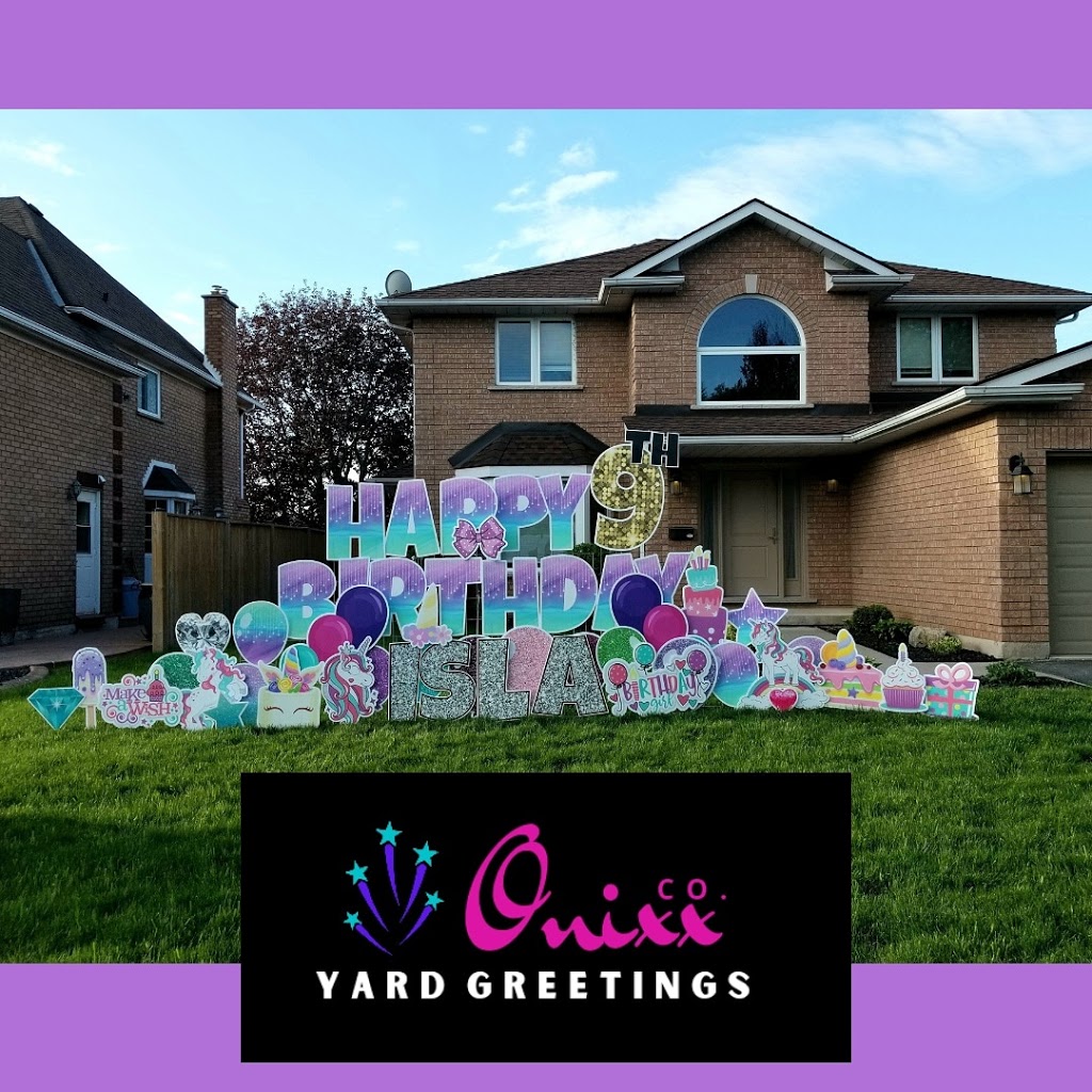 Onixx Co. Yard Greetings & Party Services | Guelph, ON N1H 6V9, Canada | Phone: (519) 221-7373