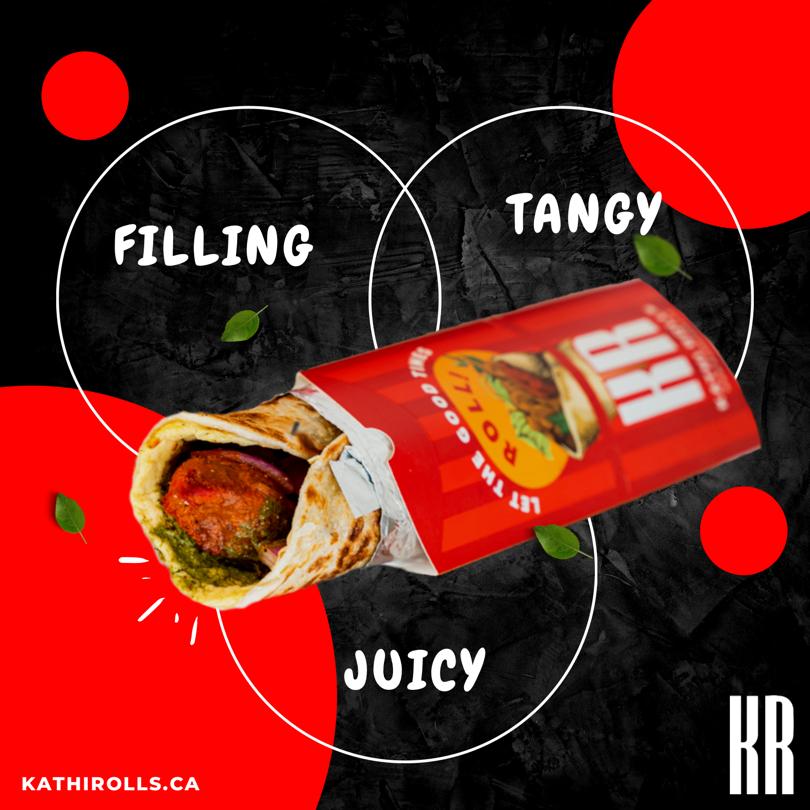 Kathi Rolls Brampton | 20 Red Maple Dr, Brampton, ON L6X 4N7, Canada | Phone: (905) 216-3040