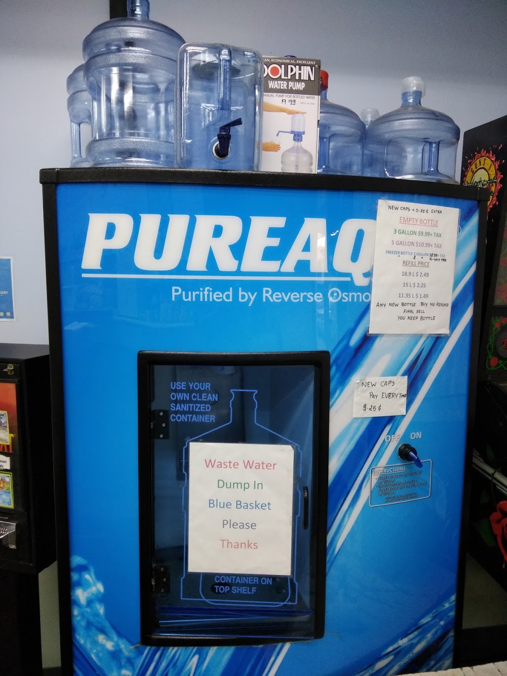 Pureaqua Water Refill | 383 Elgin St N, Cambridge, ON N1R 8C1, Canada | Phone: (519) 624-8796