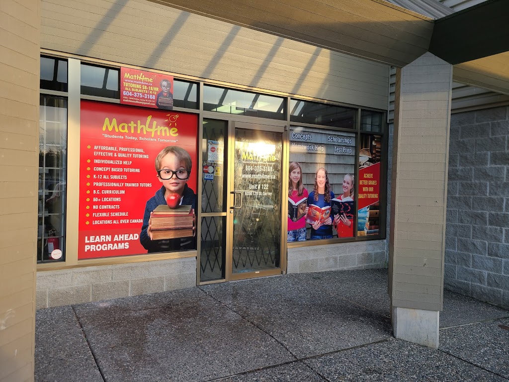 Math4me Sunshine Hills | 6350 120 St #122, Surrey, BC V3X 3K6, Canada | Phone: (604) 375-3168
