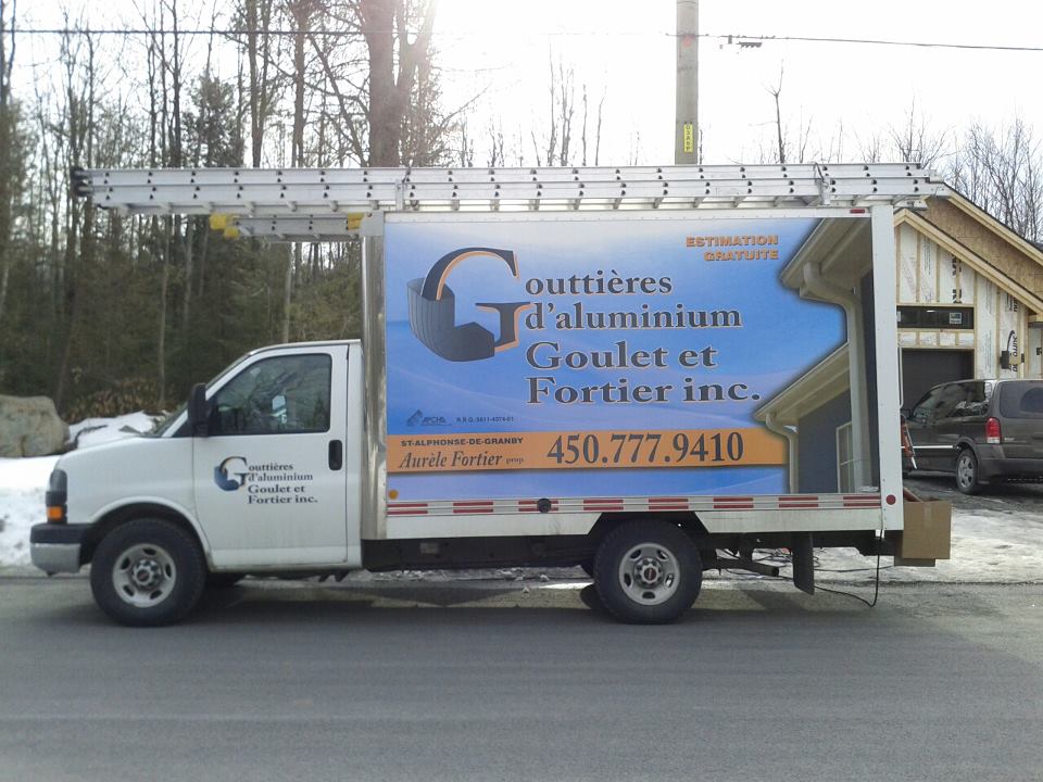 Les Gouttières daluminium Goulet et Fortier | 150 Rue Olivier, Saint-Alphonse-de-Granby, QC J0E 2A0, Canada | Phone: (450) 777-9410