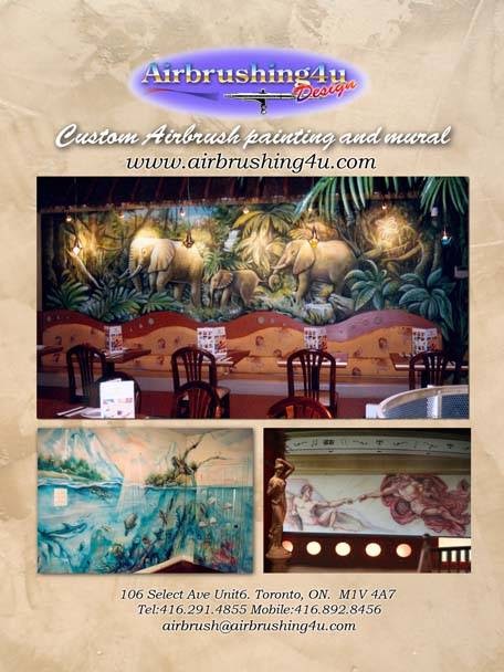 Airbrushing 4u Design & Supply | 5310 Finch Ave E unit 29, Scarborough, ON M1S 5E8, Canada | Phone: (416) 892-8456