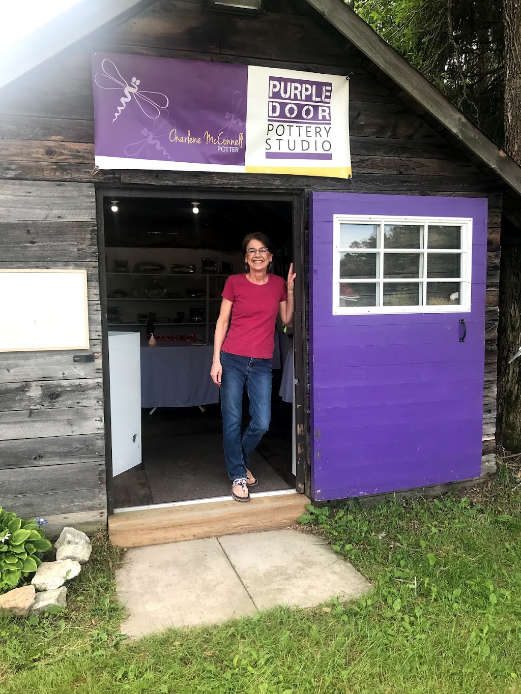Purple Door Pottery Studio | 2368 Eagle Lake Rd, Eagle Lake, ON K0M 1S0, Canada | Phone: (705) 754-3536