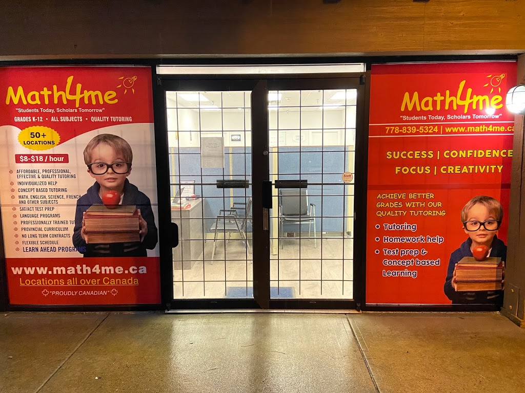 Math4me Burnaby Mountain | 1601 Burnwood Dr Unit # 6, Burnaby, BC V5A 4H1, Canada | Phone: (778) 839-5324
