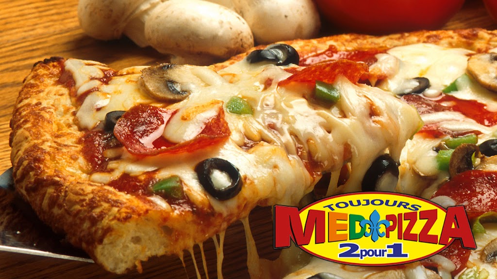 Med Pizza St Bruno | 1394 Rue de Montarville, Saint-Bruno-de-Montarville, QC J3V 3T5, Canada | Phone: (450) 653-2112