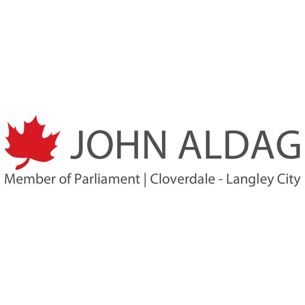 John Aldag | Member of Parliament (Cloverdale - Langley City) | 6820 188 St #214, Surrey, BC V4N 5J8, Canada | Phone: (604) 575-6595