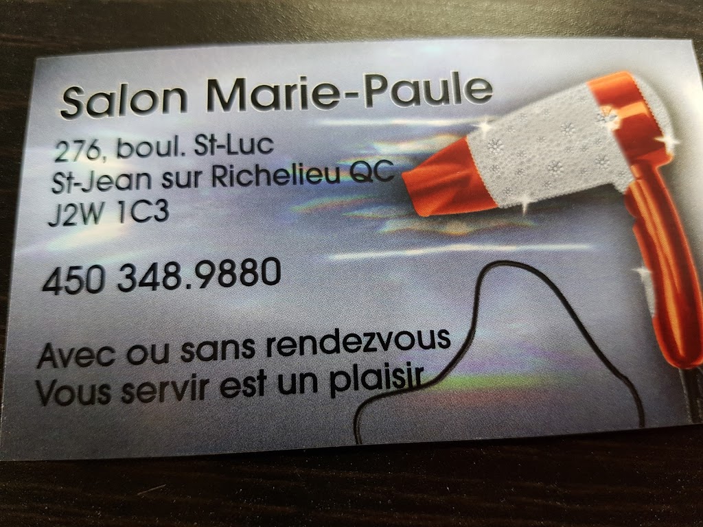 Coiffure Marie Paule Enr | 276 Boulevard Saint-Luc, Saint-Jean-sur-Richelieu, QC J2W 1C3, Canada | Phone: (450) 348-9880