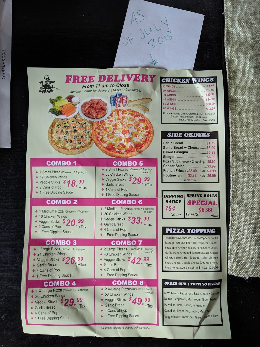 Weston Pizza And Wings | 574 James St N, Hamilton, ON L8L 1J7, Canada | Phone: (905) 521-9919