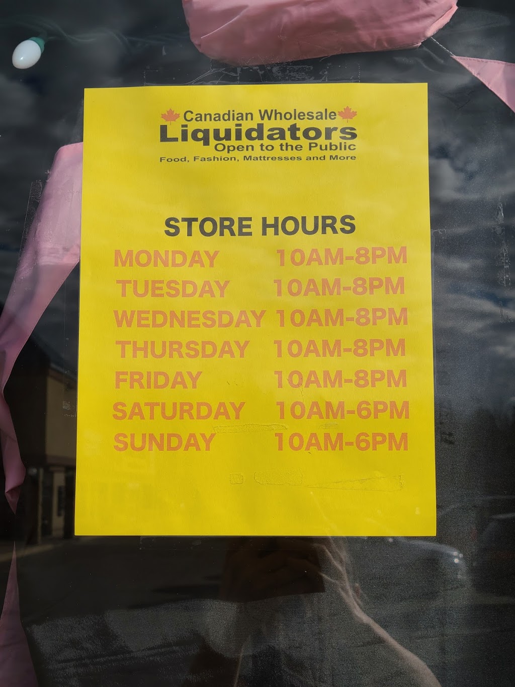Canadian Wholesale Liquidators | 3 Massey St, Angus, ON L0M 1B0, Canada | Phone: (705) 424-7474