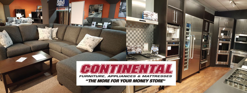 Continental Furniture & Appliances | furniture store | 1155 Halifax St, Regina, SK S4R 8T2, Canada | 3065650741 OR +1 306-565-0741