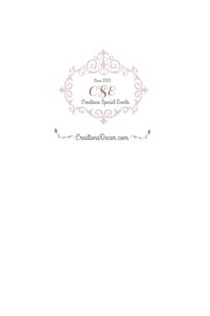 Creations Special Events | 120 Carlauren Rd unit 5, Woodbridge, ON L4L 8E5, Canada | Phone: (416) 418-8459