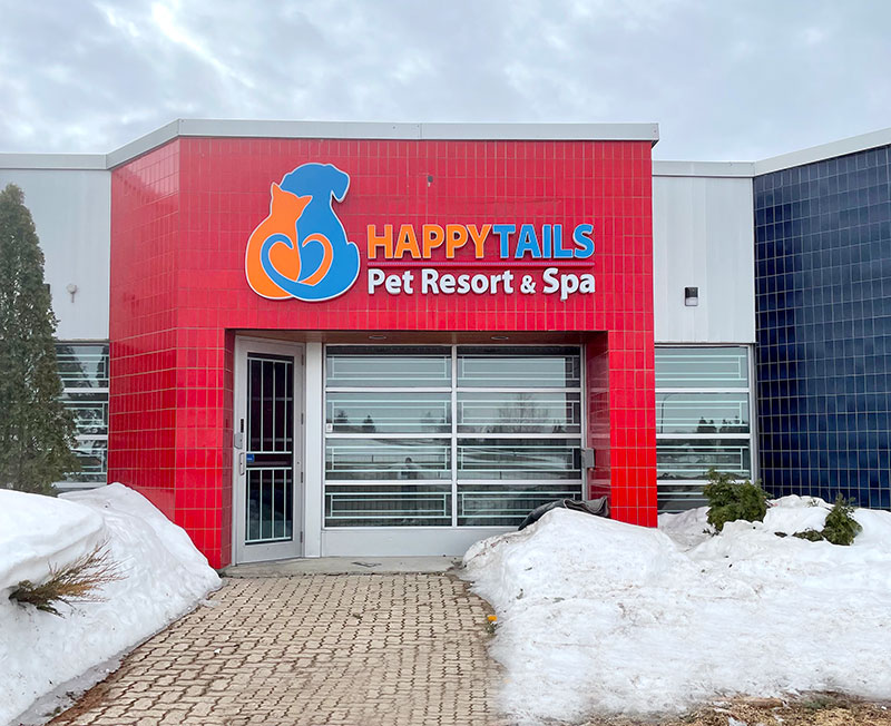 Happy Tails Pet Resort & Spa | point of interest | 820 Kimberly Ave, Winnipeg, MB R2K 4L3, Canada | 2042191079 OR +1 204-219-1079