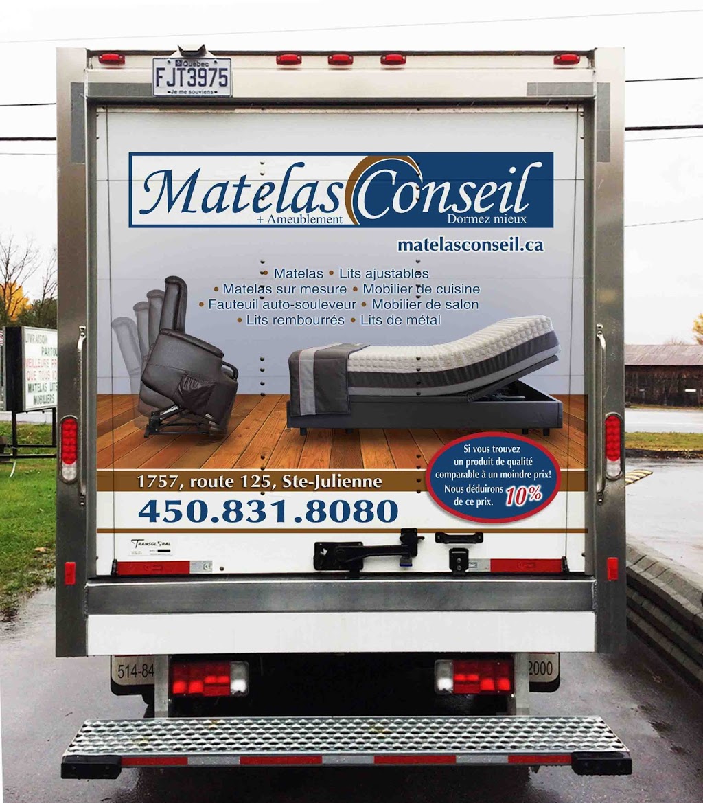 Matelas Conseil | 1757-125 Rte RR 4, Sainte-Julienne, QC J0K 2T0, Canada | Phone: (450) 831-8080