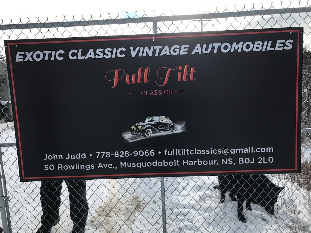 Full tilt classics Ltd | 50 Rowlings Ave, Musquodoboit Harbour, NS B0J 2L0, Canada | Phone: (778) 828-9066