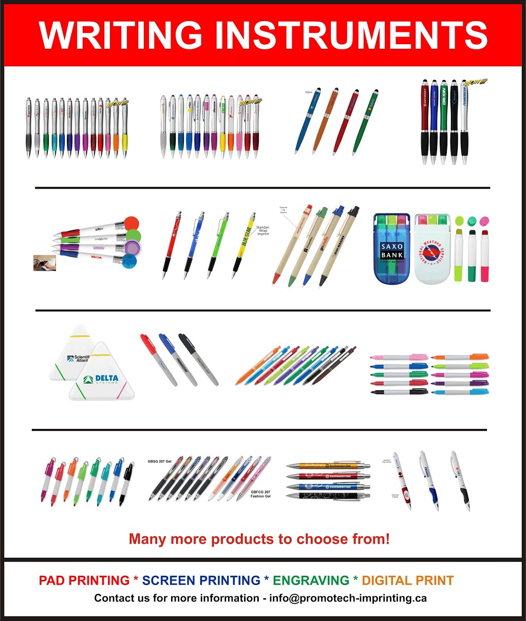 Promotech Custom Imprinting | 3072 192 St #10, Surrey, BC V3Z 9V2, Canada | Phone: (778) 233-8324