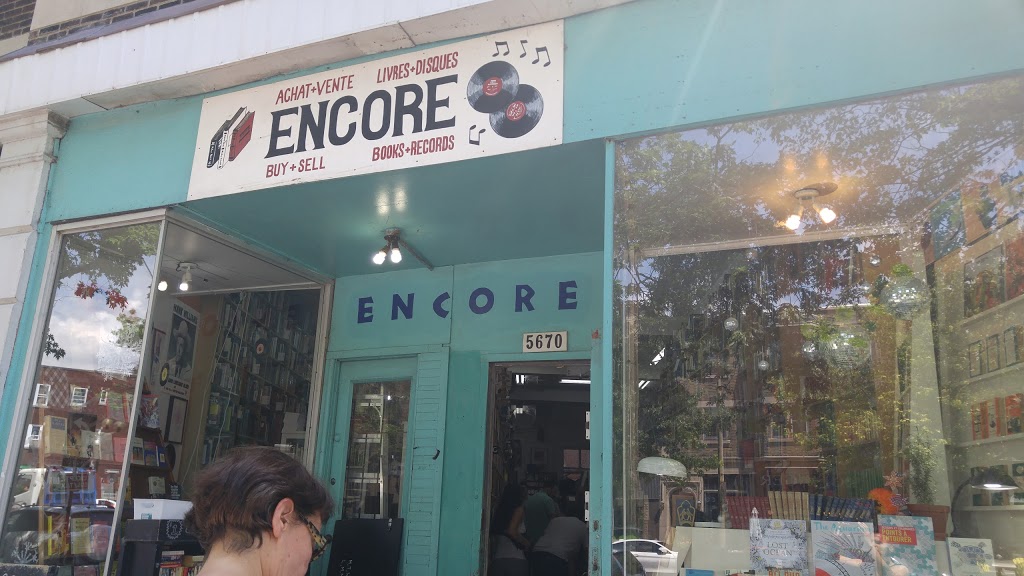 Encore Books & Records | 5670 Rue Sherbrooke Ouest, Montréal, QC H4A 1W7, Canada | Phone: (514) 482-5100