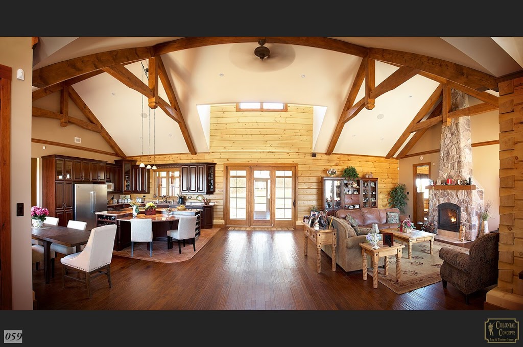 Colonial Concepts Log & Timberframe | 3290 ON-35, Lindsay, ON K9V 4R1, Canada | Phone: (705) 328-0740