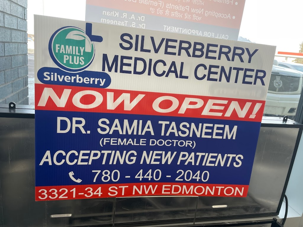 Family Plus Silverberry Medical Centre | 3321 34 St NW, Edmonton, AB T6T 2K6, Canada | Phone: (780) 440-2040