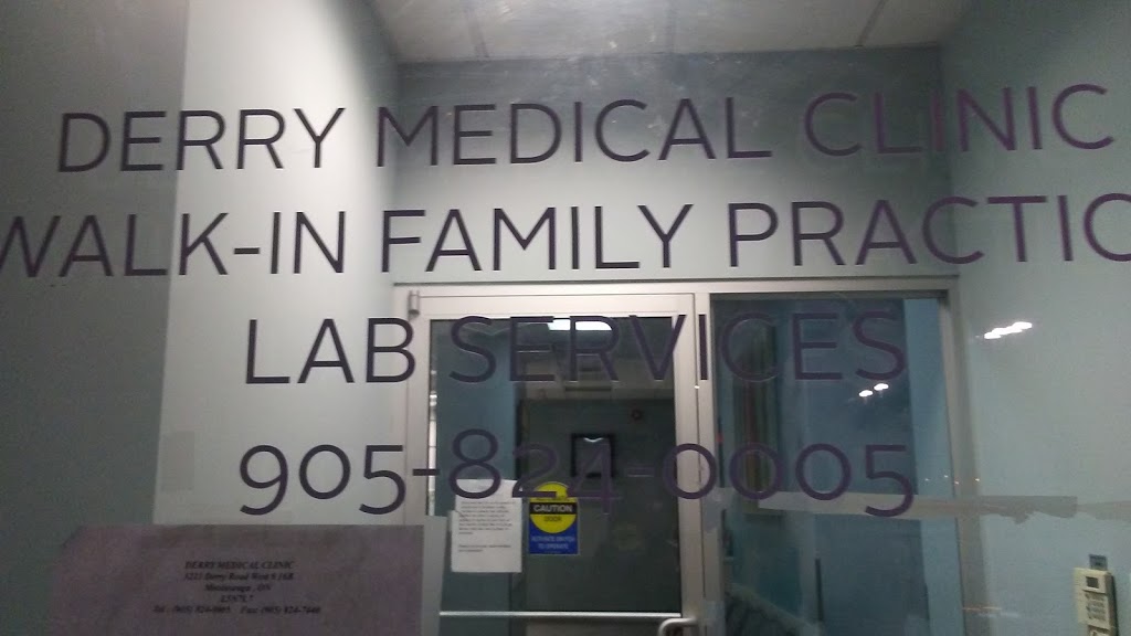 Derry Medical Clinic | 3221 Derry Rd W, Mississauga, ON L5N 7L7, Canada | Phone: (905) 824-0005