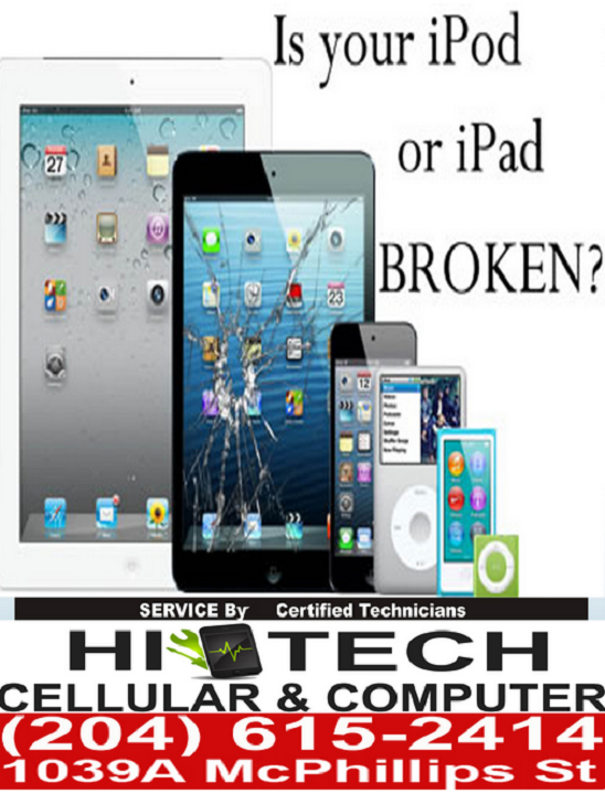Hi-Tech Cellular | 1039A McPhillips St, Winnipeg, MB R2X 2K6, Canada | Phone: (204) 615-2414