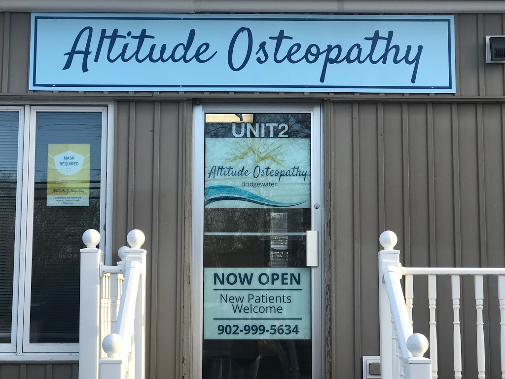 Altitude Osteopathy | SaMick Business Center, 109 Logan Rd Unit 2, Bridgewater, NS B4V 3T3, Canada | Phone: (902) 999-5634