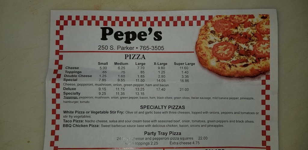 Pepes Pizza | 250 S Parker St, Marine City, MI 48039, USA | Phone: (810) 765-3505